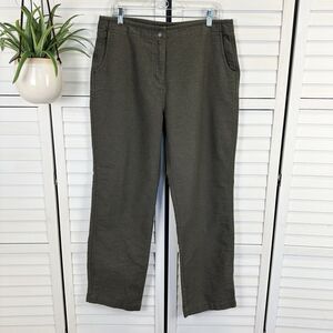 Vintage Woolrich Loden Heather Green‎ Brown Work Chore Pants Outdoor Size 14